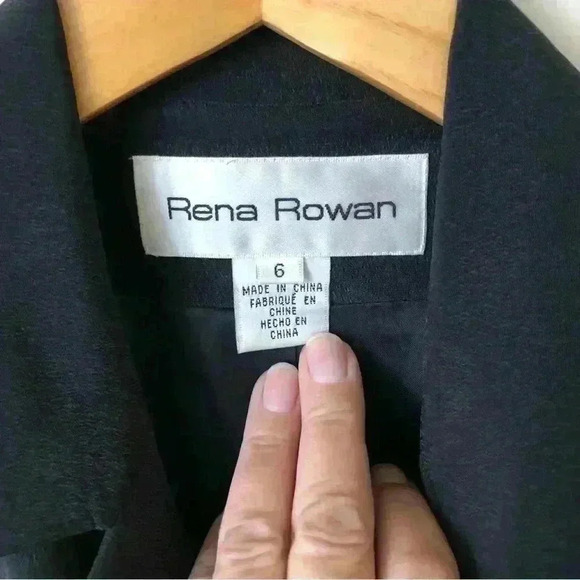 Rena Rowan Silk Blazer Size 6 - Picture 2 of 6
